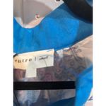 Ivy House Boutique Blue White Medallion Print Tunic Top Short Sleeve Collar Photo 3