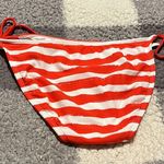 Xhilaration New String Bikini Red White Stripe Bikini Bottoms Medium NWT Photo 7