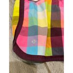 Lululemon  Run Speed Short Womens 4 Sea Check Multi Plum Athletic Running Bottom Photo 7