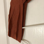 Jessica Simpson Women's Romper Puff Sleeve V-Neck Rust Size Small NWT Photo 7