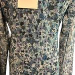 Oak & Trellis Dress NWT SZ XL Midi Oceanview Baby Doll Long Sleeve Sheer HOCO Blue Photo 10