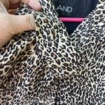 Silkland 100% silk size 14 animal print button front jacket. Tan Photo 2