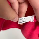 J. Crew Factory Woman's Sz S Red V Neck Step Hem Fall Cotton Wool Sweater AC623 Photo 6