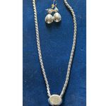 Brighton  EMERALD ISLE Green Blue Swarovski Crystal Necklace and Earrings Lot 2 Photo 6