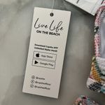 Cupshe NWT Chevron V-Neck Triangle Top & O-Ring Hipster Bikini Set Photo 4