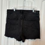 American Eagle  Highest Rise Boyfriend Black Denim‎ Shorts Size 18 Photo 1