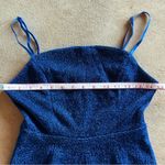 SheIn  Dark Blue Satin Dress Photo 10