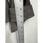 Rebecca Taylor Blazer Womens 6 Gray Bow Pocket Lined Tailored Office Jacket Photo 7