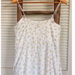Volcom Cream color floral print dress Size M Photo 3