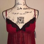 Gilligan and OMalley Short Heart Nightie with Thong NWOT SZ Medium Red Photo 2