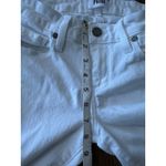 Paige  Skyline Ankle Peg Jeans Womens Size 26 US Size 2 Optic White Stretch‎ EUC Photo 6