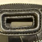 Maje Embossed Leather Adjustable Black Crossbody Phone Case Photo 3