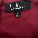 Lulus Dark Red Skater Dress Photo 3