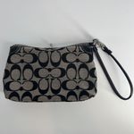  Signature C Monogram Y2K Coach Jacquard Signature C Turn Lock Black Beige Photo 3