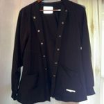 Black Snap Scrub Jacket Photo 0