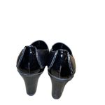 Liz Claiborne  flex black leather square toe Keegan pumps size 8.5 Photo 3