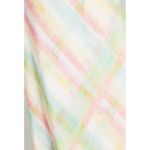Cami NYC NEW  Raven Printed Silk Charmeuse Slip Dress Rainbow Plaid Photo 3