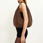 JW Pei  Dara Faux Suede Hobo Shoulder Bag in Mocha Brown Photo 1