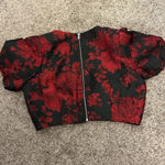 Lulus Red dress cropped shirt Photo 1