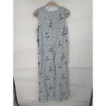Valerie Stevens VTG  100% Linen Midi Dress Women Petite S Blue Tropical Beach Photo 1