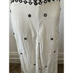 Anthropologie  LEIFNOTES White Black Mirror Dots Sleeveless Ruffles Maxi Dress 0 Photo 5