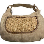 Cole Haan  Women’s Fabric‎ Rope Bag Tan 12.5X3X10 Photo 0