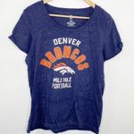 NFL  Team Apparel Denver Broncos Blue Short Sleeve T-Shirt Women's Size Large L Photo 5