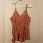 New NWT Asos Design Red Orange Sleeveless Romper Size‎ 8P 8 Petite Pink Photo 1