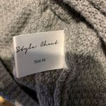 Style Cheat Grey Waffle Knit Sweater M Size M Photo 7
