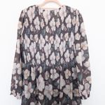 Mad About Style Jilly Box Womens‎ Dress Size L Brown Floral Tiered Boho Cottage Size L Photo 7