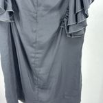 MM Couture Elegant Black Ruffle Sleeve Dress party HOCO L Miss Me metallic Photo 12