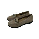Vionic  Alda Leather Loafer‎ Orthotic Shoe Flats in Beige Tan Size US 7 Wide Photo 2