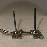 Dragonfly American Flag Earrings Stud Pierced Earrings Red Photo 4