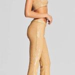 Retrofête Vaani Bra in Nude Large New Womens Squins Crop Tank Top Brown Photo 2