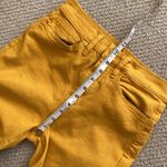Tory Burch High Rise Skinny Jeans Pants Marigold Yellow Size 26 Stretch Like New Photo 4