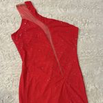 Red shimmer dress size L Size L Photo 2