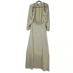 Jonathan Simkhai Caitlyn Champagne Satin Gown Open Back Dress NWT Women’s 4 Gold Photo 3