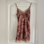 Motel Rocks EUC  Coti Bodycon Dress In Mesh Peach Bloom With Nude Lace Photo 6