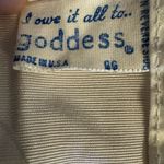 Vintage Goddess White Embroidered Bustier Corset Cotton Made in US Padded 36B Size undefined Photo 2