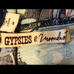 Gypsies & Moondust  Blue Floral Shorts Size Medium Photo 3