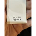 Eileen Fisher NEW Jersey Wrap Dress in Black Size L Midi Short Sleeve Lagenlook Photo 5