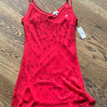 LA Hearts  Cheetah Print Red Dress Photo 0