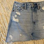 Abercrombie & Fitch  Zoe Natural Rise Vintage A-Line Skirt Denim Mini Y2K Size 0 Photo 3