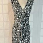 Diane Von Furstenberg  new yahzi short true wrap gray cheetah print dress Photo 2