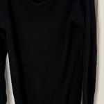 Boohoo  Black Off-the-Shoulder Sweater Dress Photo 3