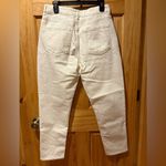H&M  HIGH RISE SLIM STRAIGHT ANKLE JEANS OFF WHITE size 10 NWOT Photo 1