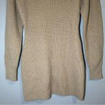 English Factory  neutral wool blend knit mini sweater dress women’s size small Photo 6