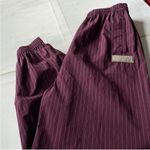 Perks and Mini High Rise Baggy Joggers Striped Hip Hop Dance Streetwear Small Purple Photo 1