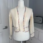 SheIn Cream Knitted Cardigan Sweater Photo 6