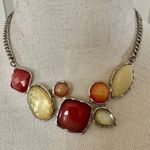 Yellow and orange statement necklace Photo 0